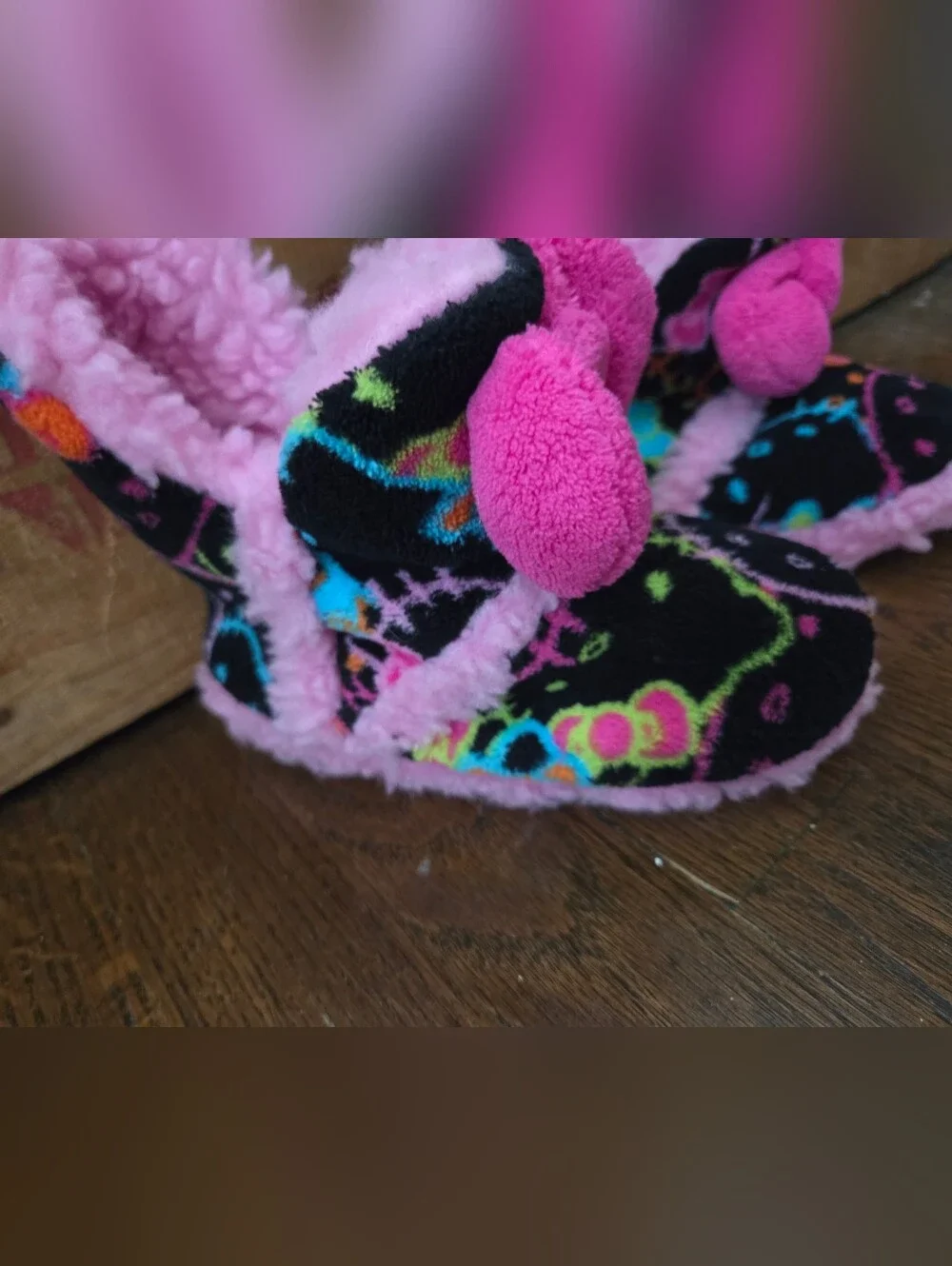 Hello Kitty Toddler Girls 11-12 Slippers